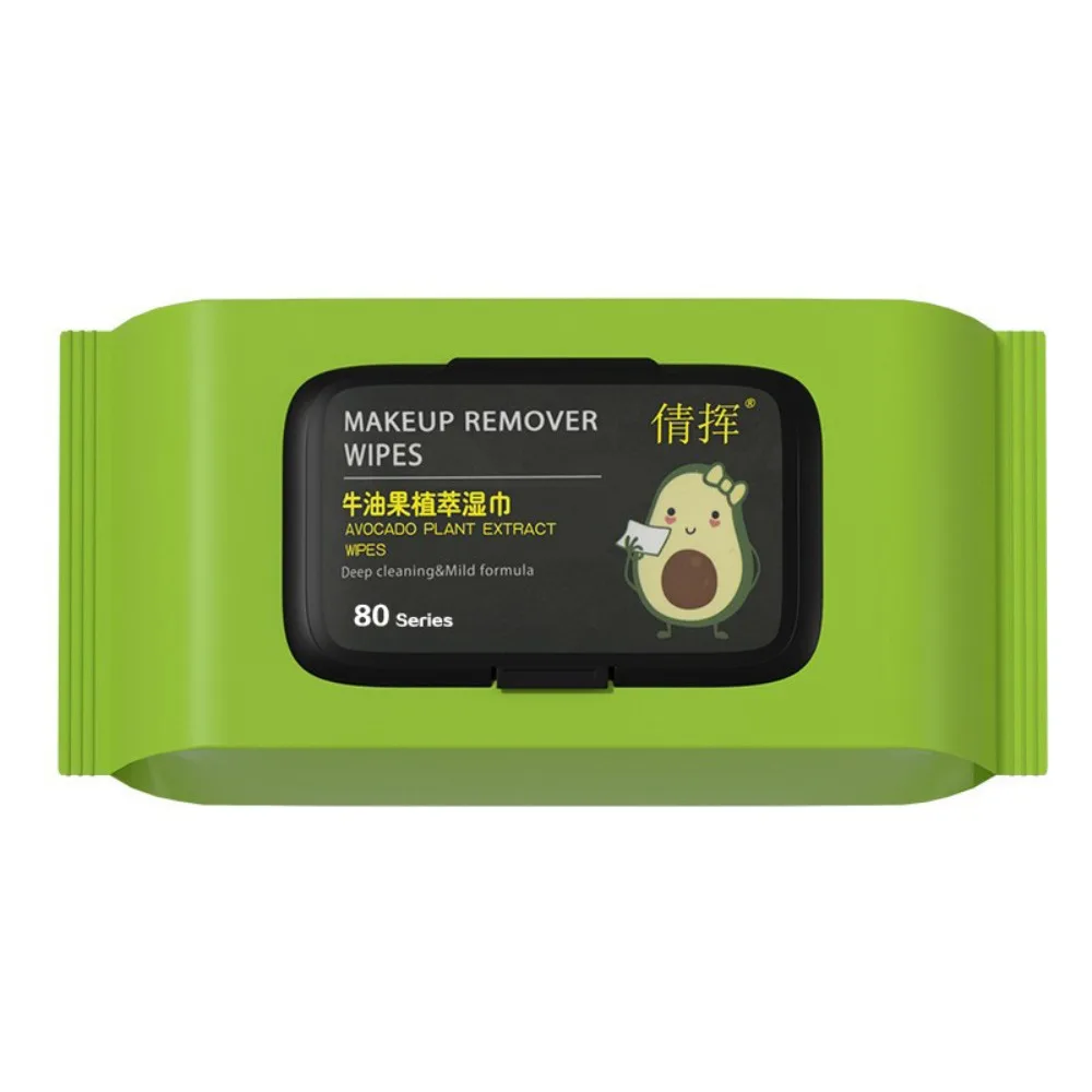 

12/60/80PCS Soft Makeup Removal Wipes Face Cleaner Microfiber Facial Cleansing Wet Wipes Cotton Tool Disposable Cotton Wipes