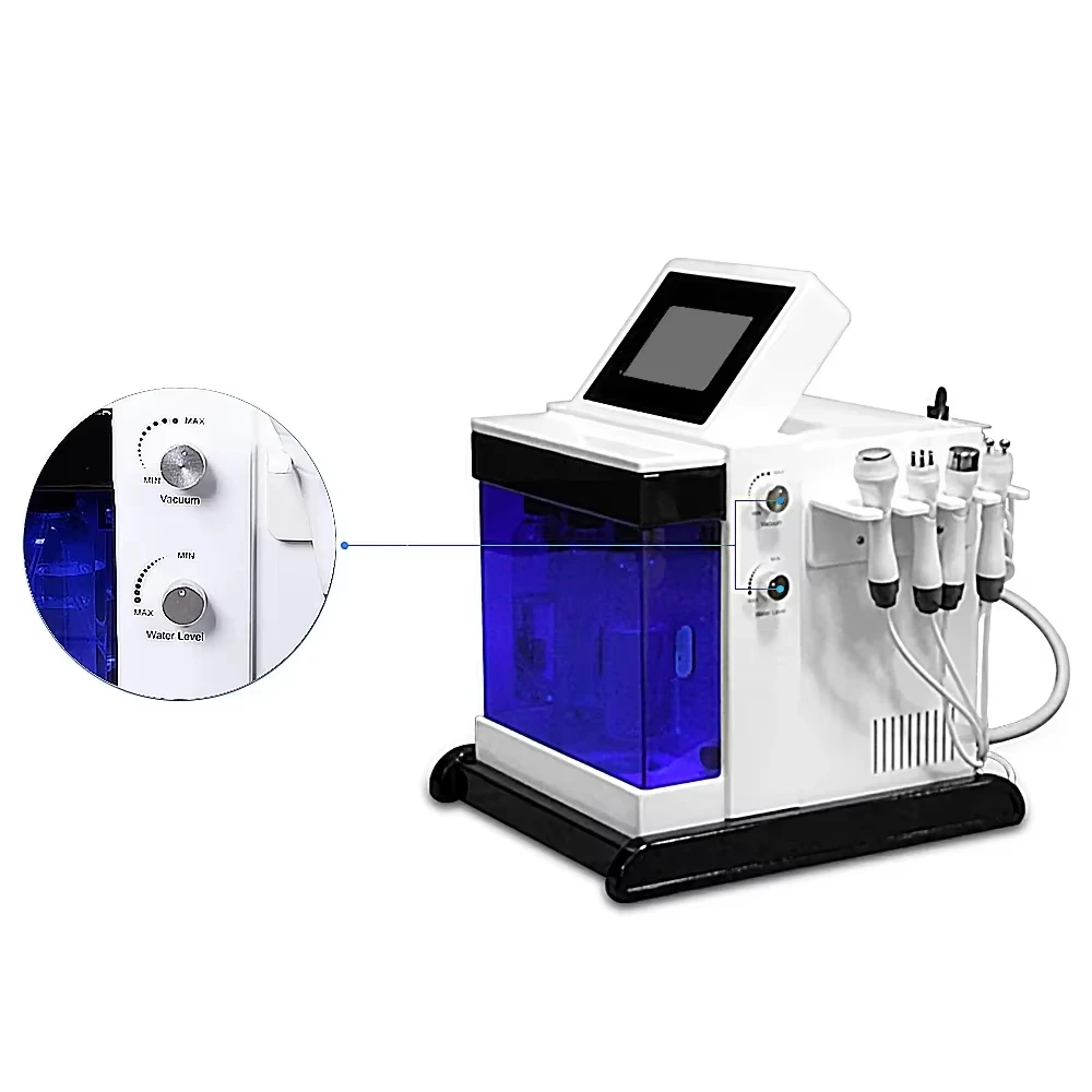 جديد 5 في 1 هيدرو الأكسجين جهاز للعناية بالوجه تجديد الجلد التطهير العميق إزالة التجاعيد تبييض الجلد رفع معدات التجميل
