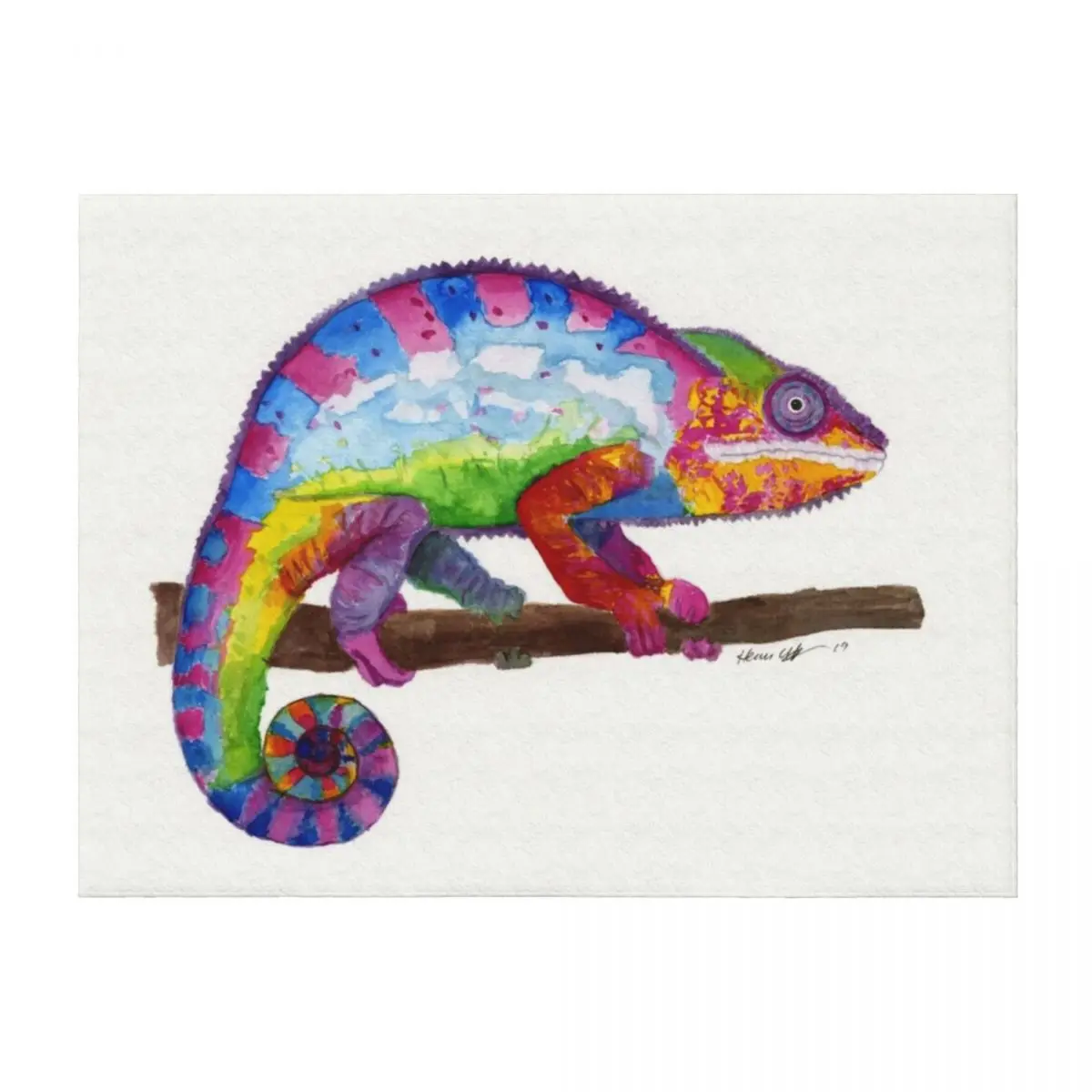 

Sunset Chameleon Throw Blanket Custom Furry Sofa Quilt Luxury Blankets