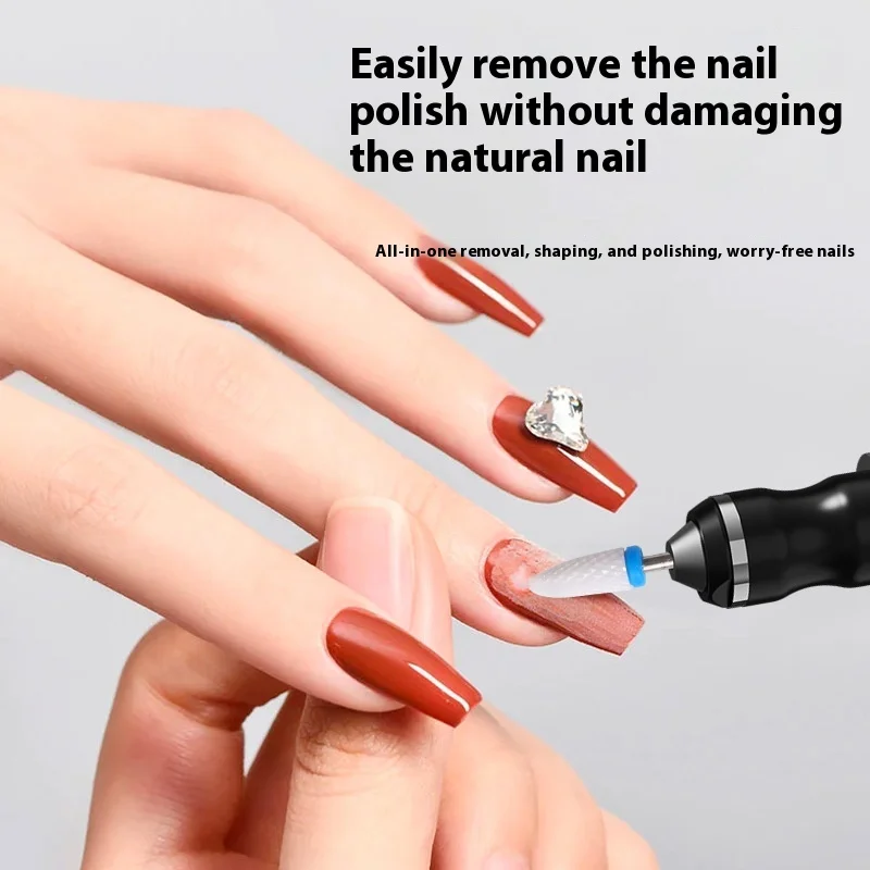 أداة تلميع منزلية صغيرة مريحة آلة طلاء الأظافر الكهربائية مزيل طلاء الأظافر طلاء الأظافر الكهربائية