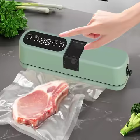 Mini Wireless Automatic Vacuum Sealer Portable Home Use Small Food Packaging Plastic Sealer Machine