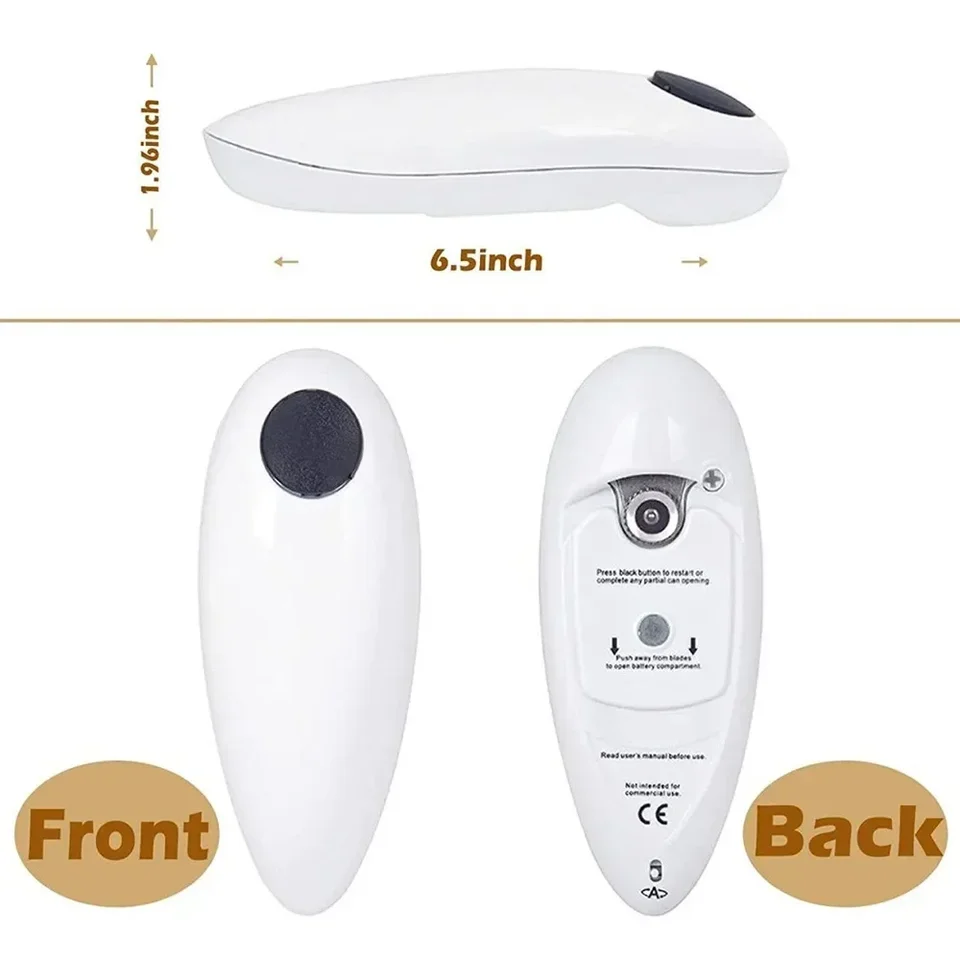 Electric Jar Opener Automatic Tin Can Open Machine Touch None Sharp Edges High Power Jar Tin Opener Kitchen Gadgets Can Openers, image 6