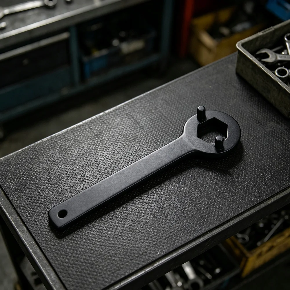 Clutch Locking Spanner Wrench with 58mm Pin Spacing for Secure Engagement on For Minarelli-Based For 50cc for scooter Models