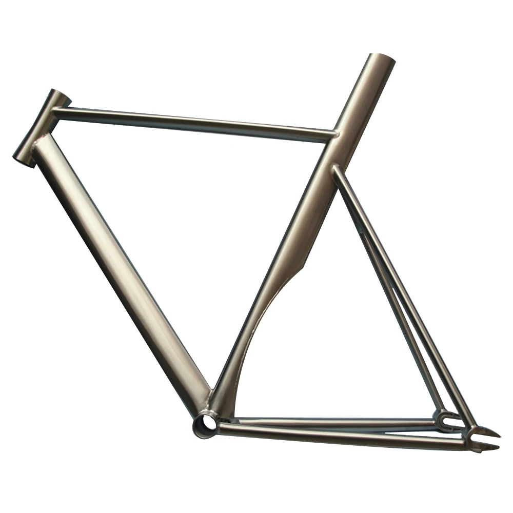 fast delivery and cheap aero  titanium track bike frame