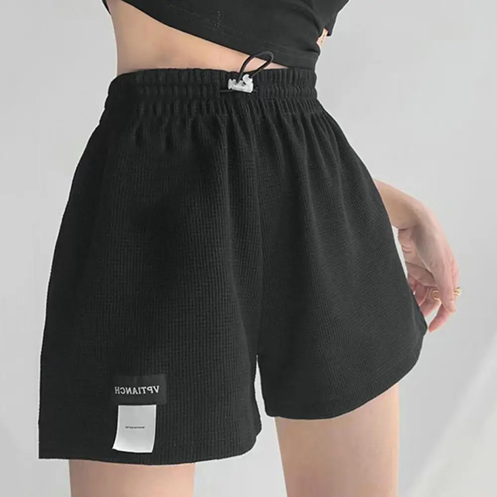 Women's Shorts 2023 Summer High Waisted Sports Shorts Loose Bottoms Female Casual Elastic Waist Hot Pants Solid Color Homewear