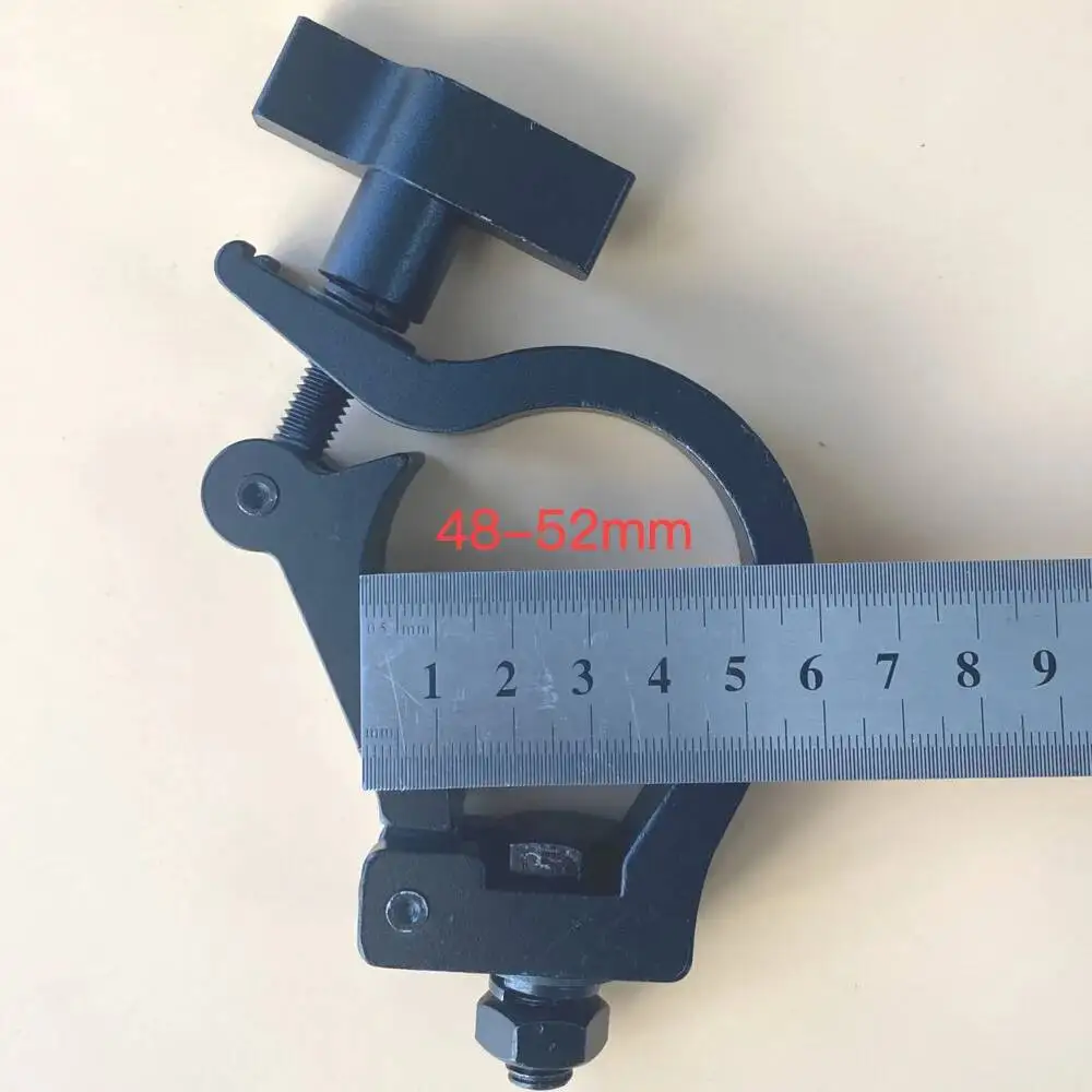 Stage Truss Lighting Stand Clamp Aluminium Alloy Hook Mounting 48-52mm Tube Aluminio Para DJ Light Clamps Iluminacion Fixtures