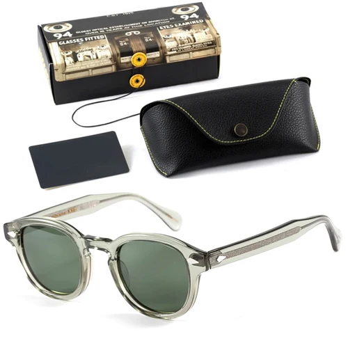 Gafas de sol polarizadas para hombre, protección UV400, Johnny Depp Lemtosh, gafas de sol de diseñador de marca para hombre, gafas con montura de acetato Retro