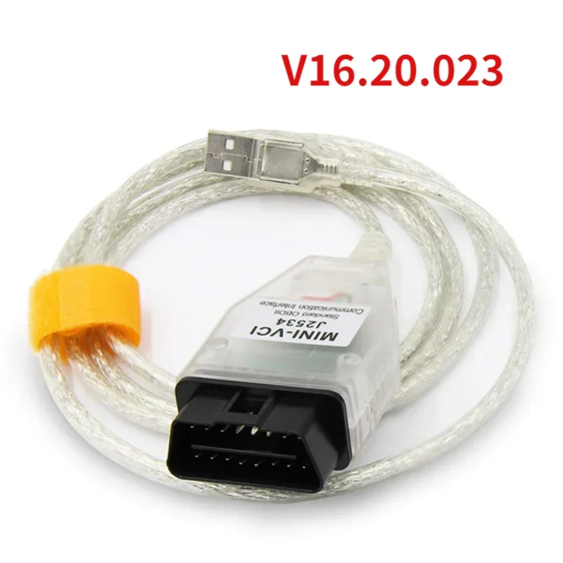 

mini vci For Toyota TIS Techstream V16.20.023 minivci FTDI For J2534 Auto Scanner OBD OBD2 Car Diagnostics cable MINI-VCI Cable