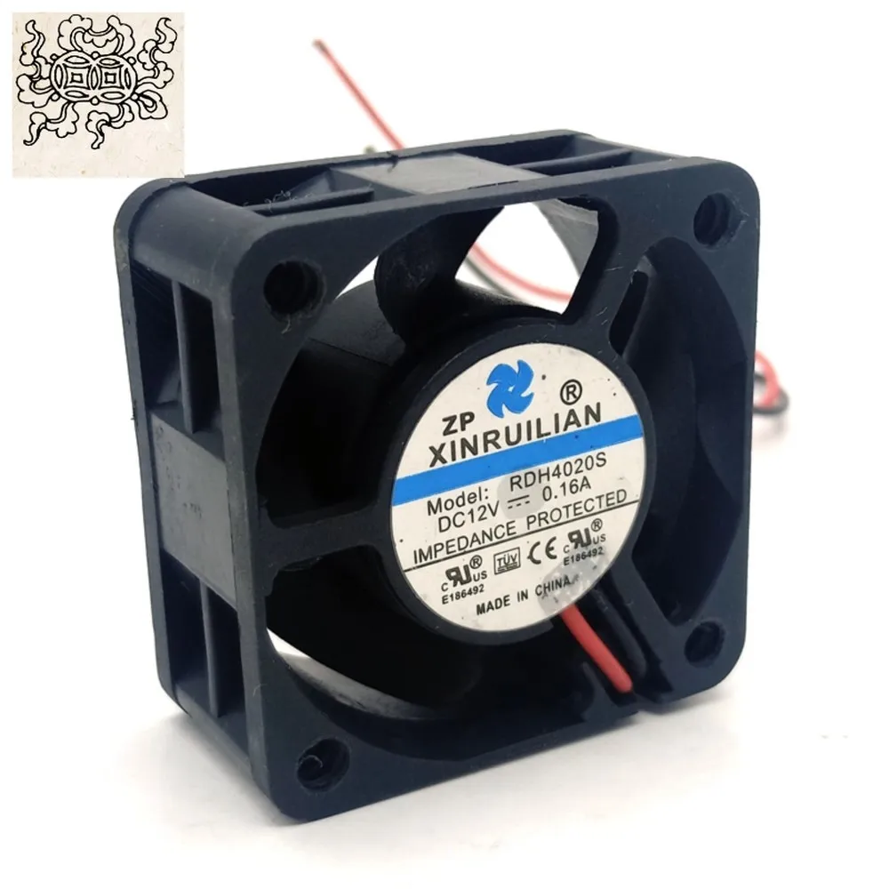 

Jinlingge for RDH4020S Xinlian Rui XFAN 40mm DC 12V 0.12A 4020 4cm Ultra-quiet Cooling Fan