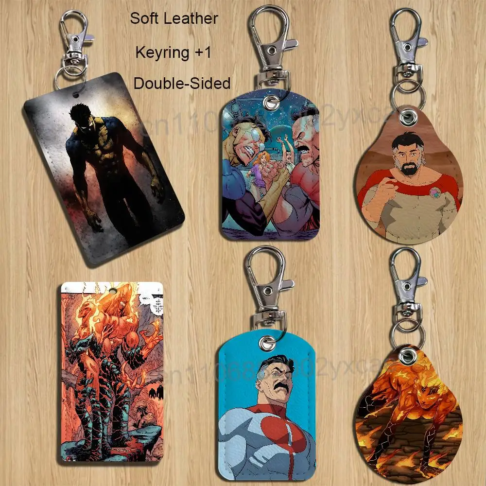Volcanikka Nolan Grayson Satan Invincible Card Holder Keychain Key Ring Door Lock Access Protective Case For Security Gift