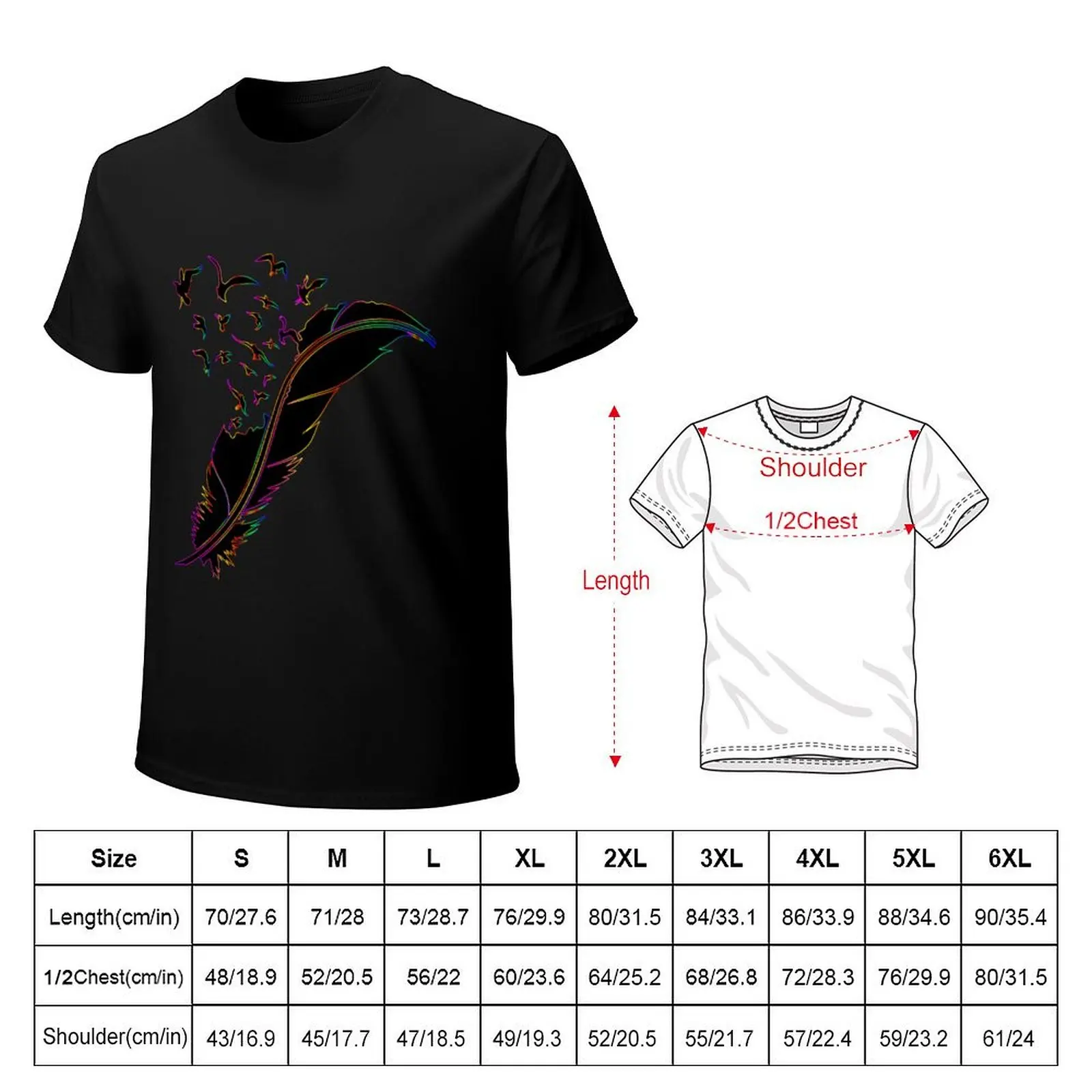 birds of the same feather flock together T-Shirt funny t shirts cotton T-Shirt