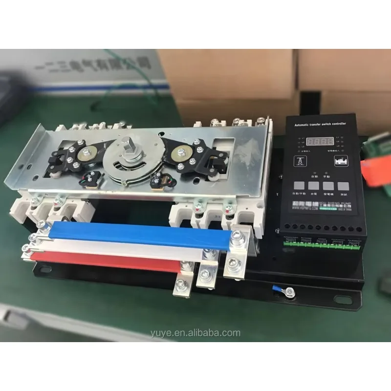 مفتاح نقل تلقائي مزدوج الطاقة من فئة CB 100A 125A 250A 400A ATS مفتاح تحويل تلقائي مفتاح نقل تلقائي
