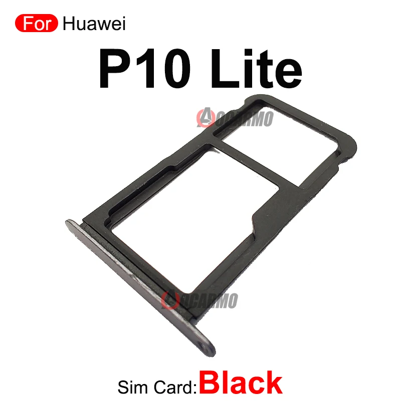 For Huawei P10 Lite P10Lite SIM Card Tray Slot Holder Replacement Parts Blue Pink Green Black