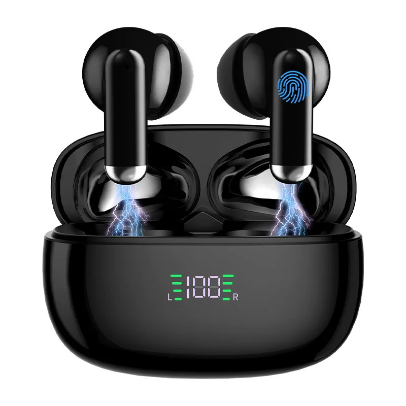 

2024 NEW SP9X Bluetooth Earbuds Digital Power Display In Ear Call Noise Cancellation 450mah Type-c Smart Touch Hifi Headphones