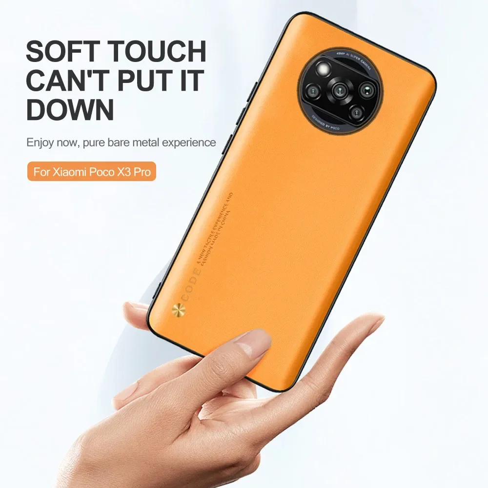 

Comfortable Leather Phone Case For Xiaomi Poco X3 Pro Shockproof Cover On The Mi Poco X 3 NFC 3pro 3nfc X3pro X3nfc F3 M3 Shell