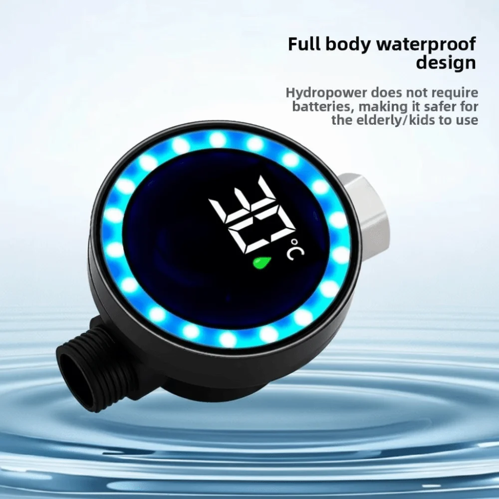 

Stainless-Steel Water Temperature Gauge Waterproof Touch Control LED Display Thermometer LED Precise Measurement