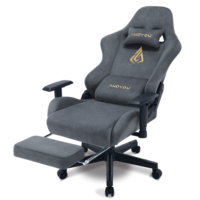 Andyou Gaming Chair, Computer Chair with Footrest, Headrest,  Lumbar Support, Height Adjustable Ergonomic PC Chair