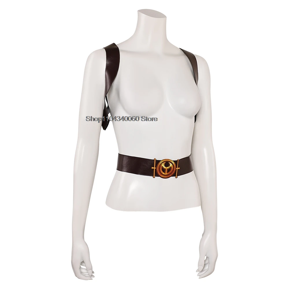 Acrane LOL Caitlyn เข็มขัดสายคล้องไหล่คอสเพลย์ Roleplay กระเป๋าฮาโลวีน Carnival Party แฟนตาซีผู้ใหญ่ผู้หญิงเครื่องแต่งกายอุปกรณ์เสริม