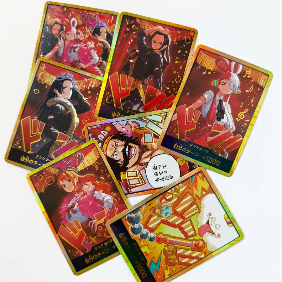 Japanese ONE PIECE EB-03 Heroines DON Card Set OTCG - Nami Boa Hancock Nico Robin Foil Trading Cards Bandai
