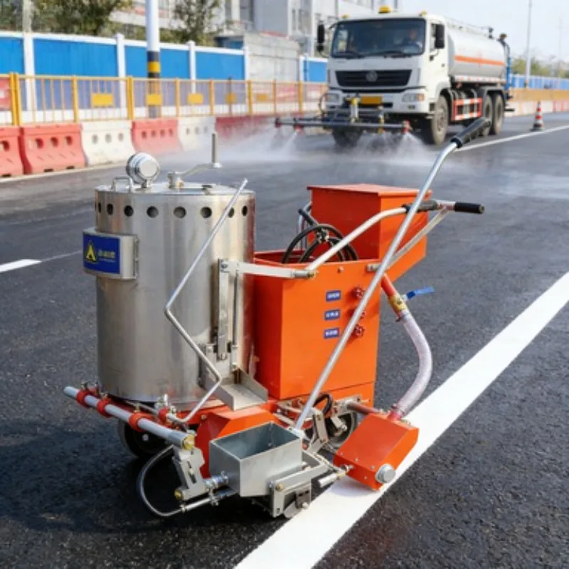 

Professional Hand Push Road Marking Machine, with Gravity Adjustment & Widened Wheel for Ultimate Stability