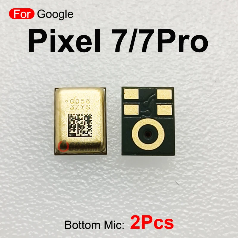 2Pcs For Google Pixel 7 Pro 9 9Pro Bottom Microphone Mic Phone Flex Cable Replacement Parts