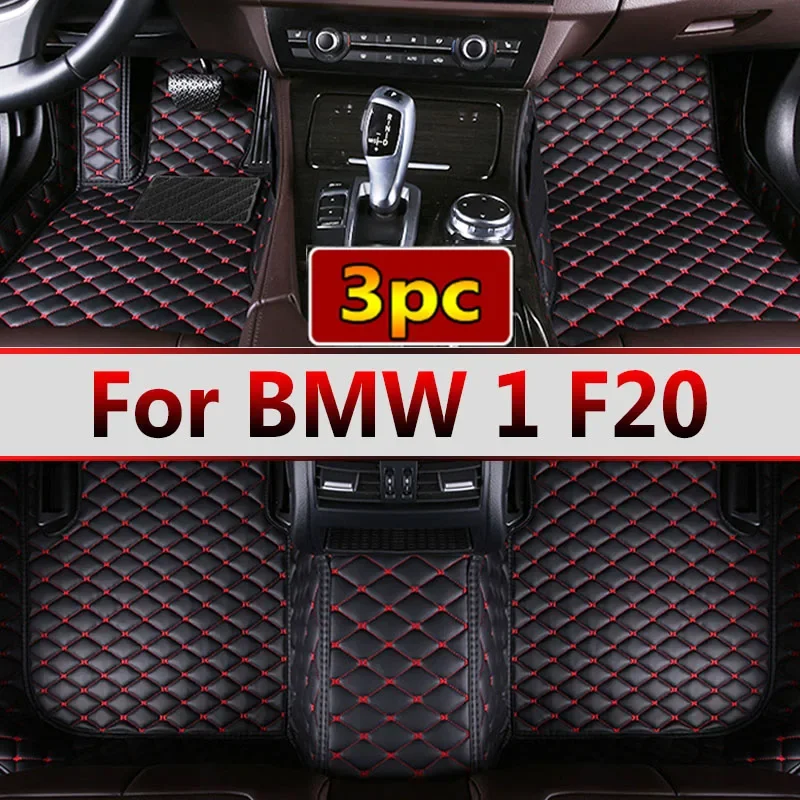 Car Floor Mats For BMW 1 F20 116i 118i (Four Doors) 2012 2013-15 2016 2017 2018 Auto Foot Pads Carpet Cover Interior Accessories