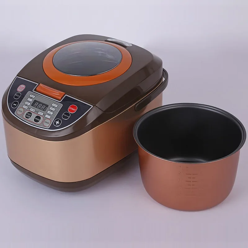 الجملة الرائعة الفاخرة الذكية الكهربائية غير عصا desugar منخفضة السكر 5L وعاء طبخ الأرز #2