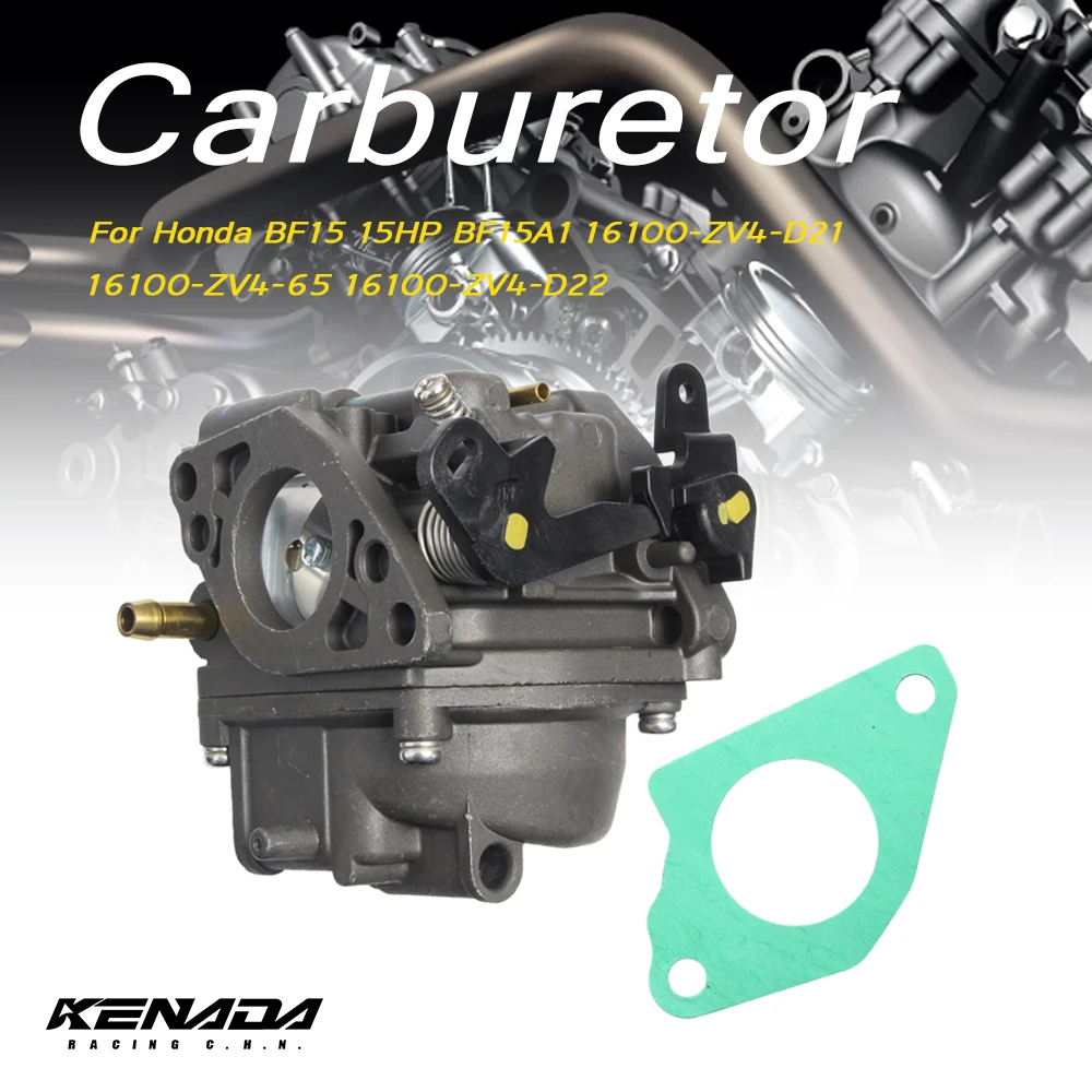 

Подвесной карбюратор для Honda BF15 15HP BF15A1 16100-ZV4-D21 16100-ZV4-65 16100-ZV4-D22