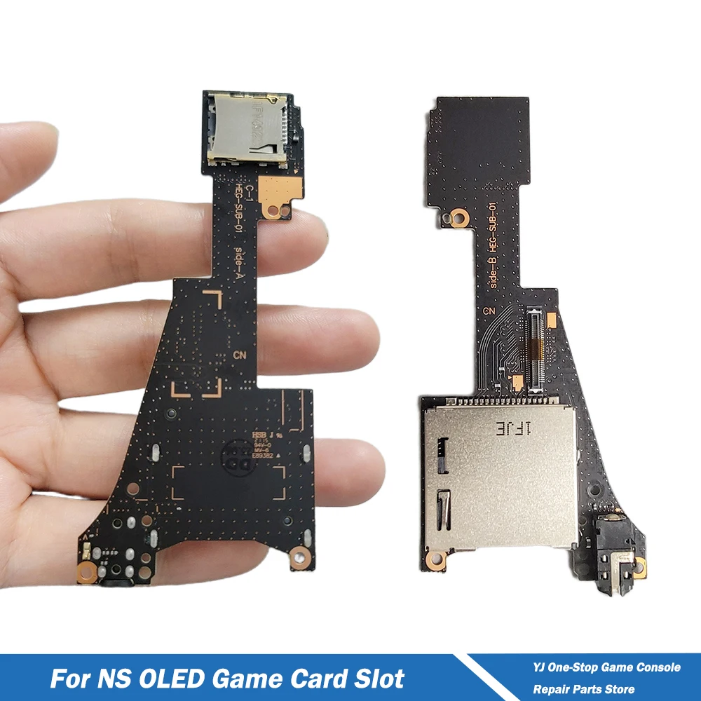 

New for Nintend Switch OLED Game Card Slot Reader with Headset Headphone Jack Audio Socket SD TF Card Slot Socket Board