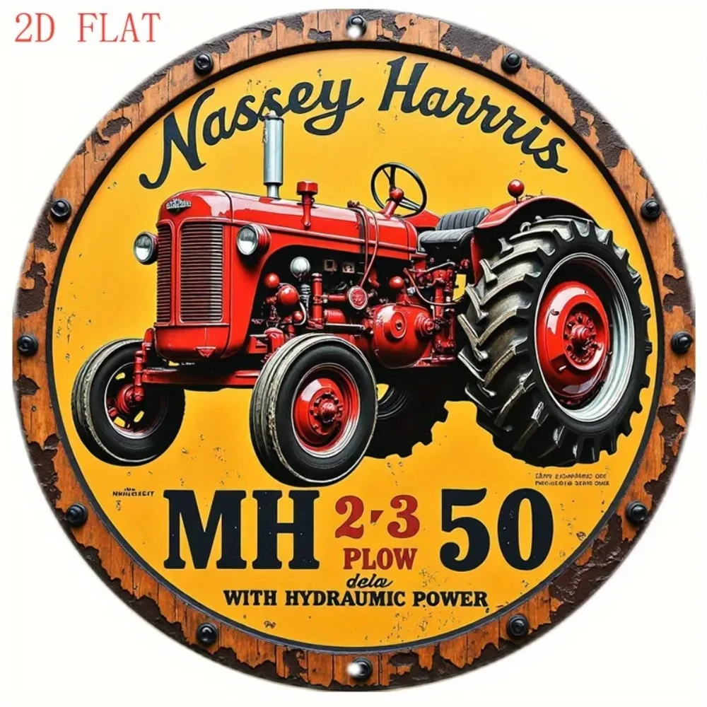 CIFbuy Wrought Iron Wall Art Vintage Tractor Plow Key Holder Rack Farmhouse Home Decor