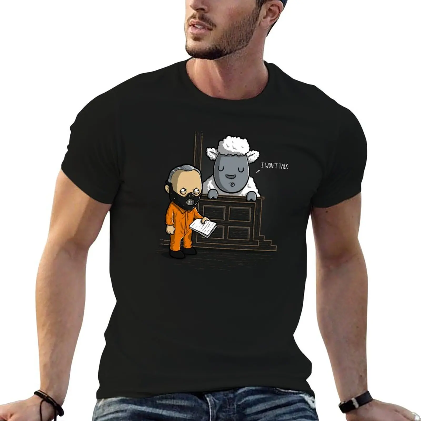 

The Silence of the Lambs T-Shirt t shirts for man slim fit t shirt for man T-Shirt