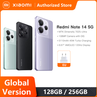 Global version Xiaomi Redmi Note 14 5G Smartphone Dimensity 7025-Ultra  108MP AI camera NFC 6.67\