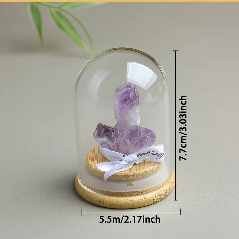 One Piece of Natural Crystal Raw Stone Citrine Amethyst Crystal Tooth Crystal Cluster Wishing Bottle