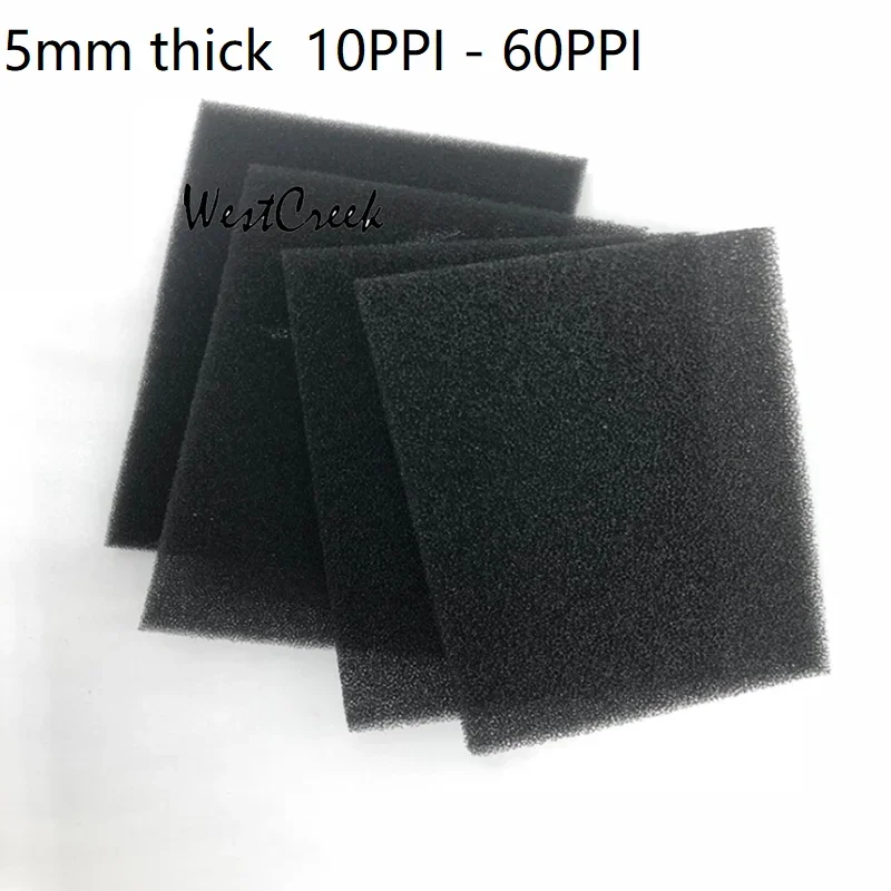 WESTCREEK 5mm 60PPI blower Polyurethane PU dust filter air compressor Dustproof sound-absorbing filter cotton reticular sponge