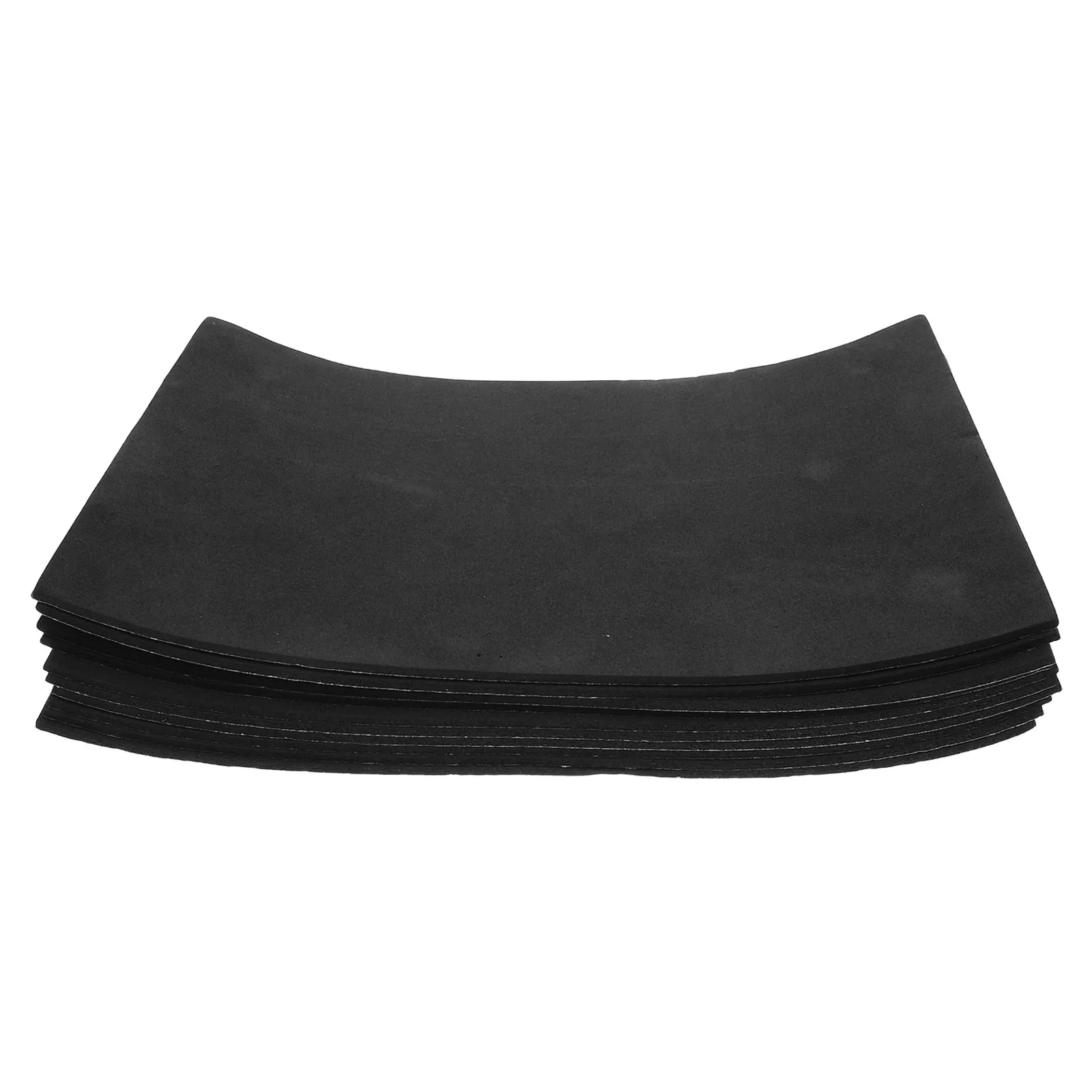 10Pcs Non-Slip Furniture Pads Black Eva Foam Self Adhesive Shock Absorbing Floor Protectors for Tables Sofas Cabinets Laminate
