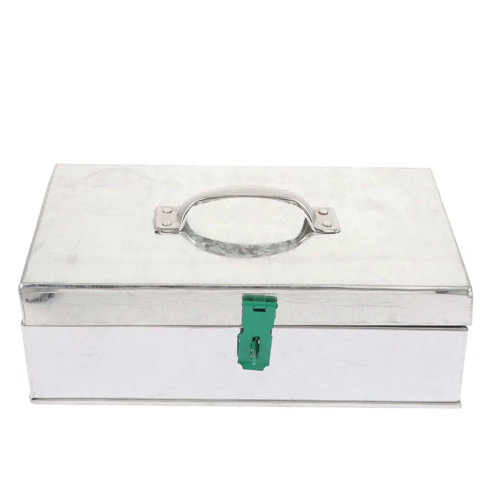 1 قطعة صندوق الأدوات المنزلية صفائح حديد حقيبة للتخزين قفل دائم العملي المحمولة إصلاح المنظم أداة صندوق حامل النقدية