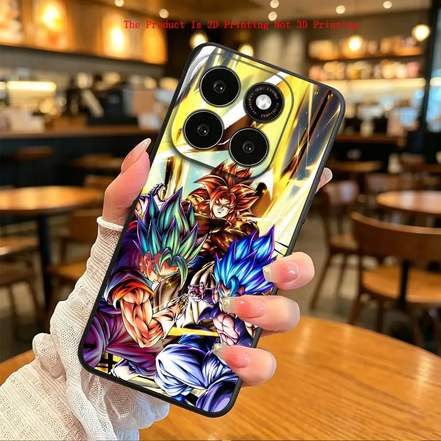 Case for Motorola G96 G50 G86 G60s G51 G73 G53 G30 Edge 70 50 40 20 Pro 30 Lite S30 G71 G32 G52 Phone Cover Dragon Balls Fusion view 4