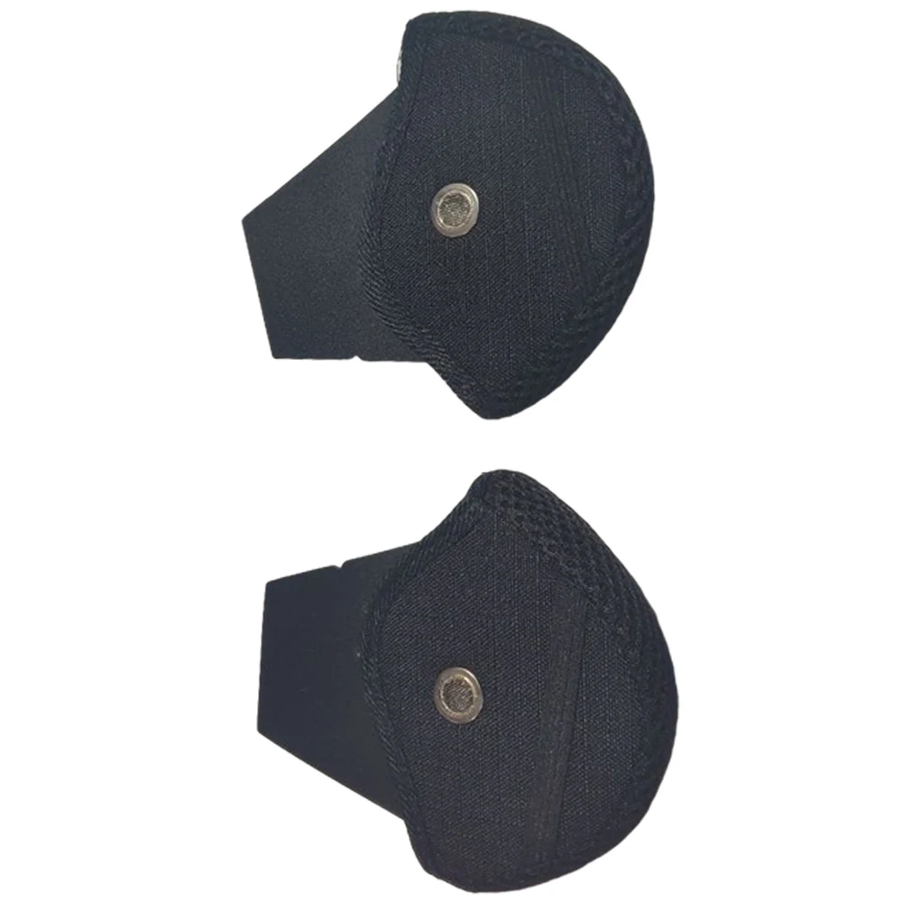 2x Motorcycle Helmet Earmuffs wind blocks Helmet Side Covers Durable