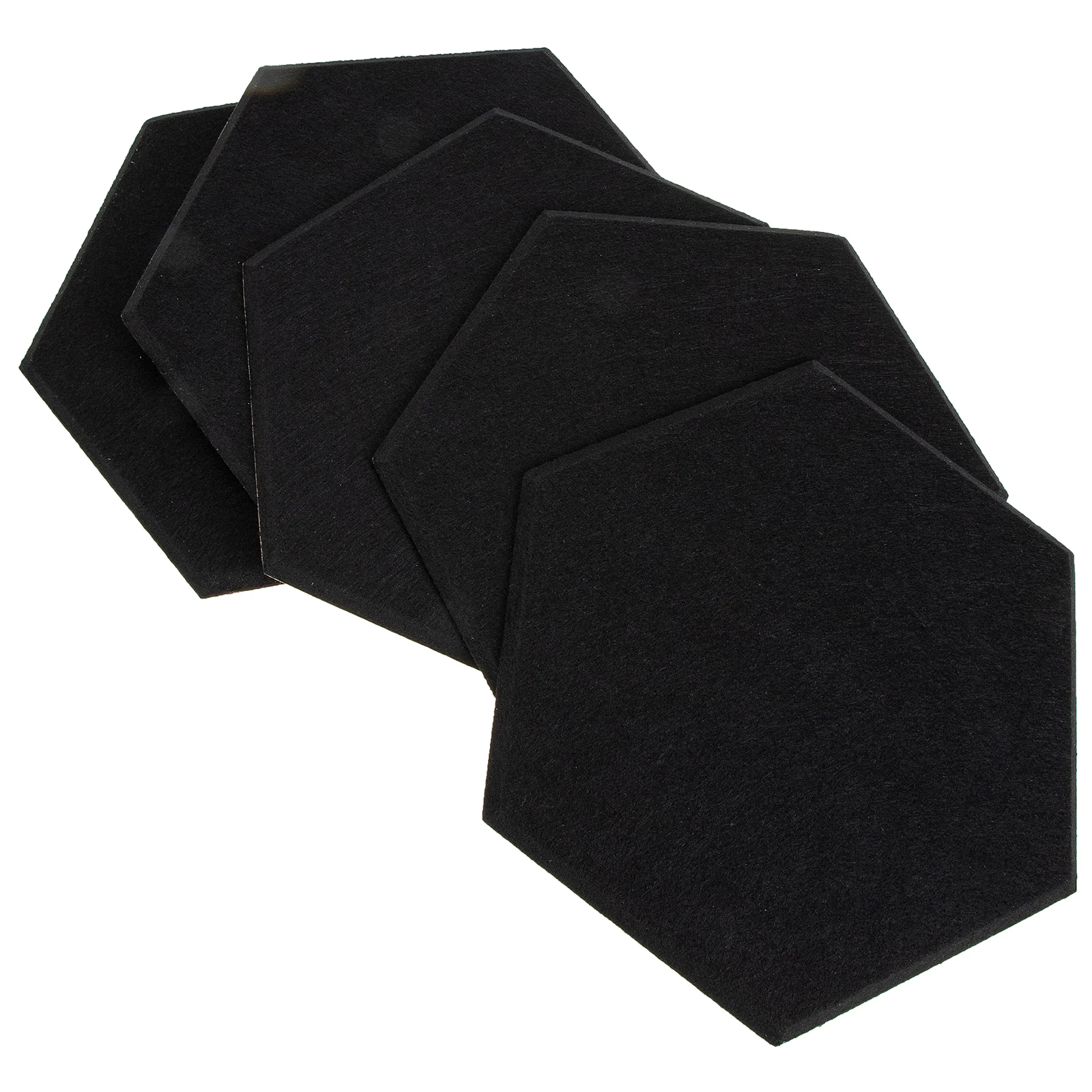 

5 Pcs Gym Acoustic Panel Black Soundproof Panels Acoustic Wall Decor Sound Absorbing Studio Recording KTV School Gym