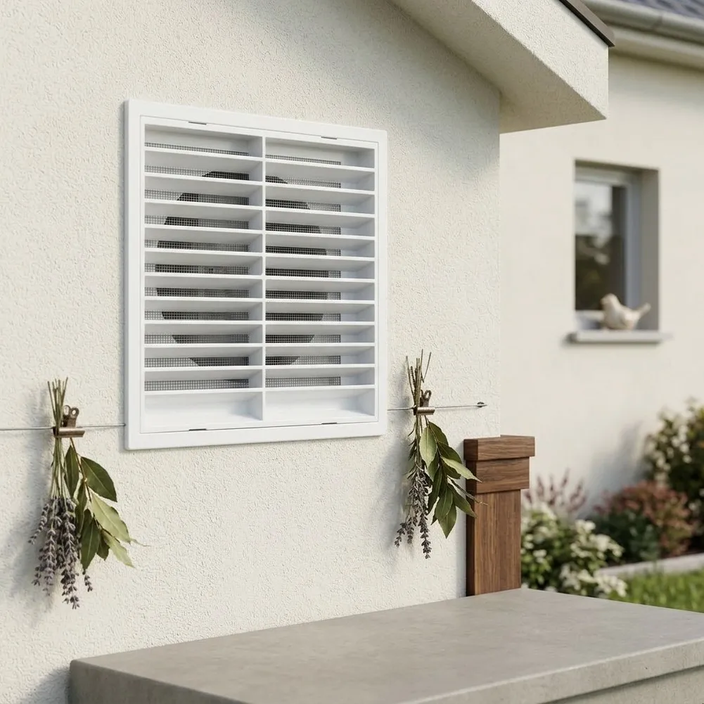 Polypropylene Air Outlet Grille for General Purpose Ventilation in Residential Commercial and Industrial Environments
