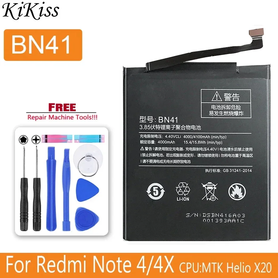 Battery For Xiaomi Redmi Note 2 3 4 4X 5 5A 6 7 Pro Model BM42 BM45 BM46 BN31 BN41 BN43 BN45 BN48 BN4A