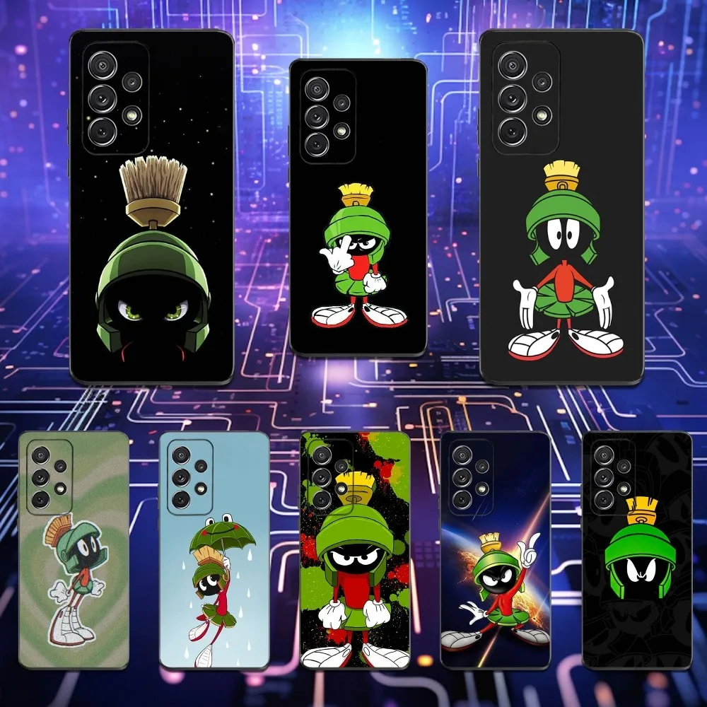 

M-Marvin The M-Martian Phone Case For Samsung S25,S24,S23,S22,S21,S20,S10,Ultra,Plus,Lite,FE,Soft Silicone Black Cover