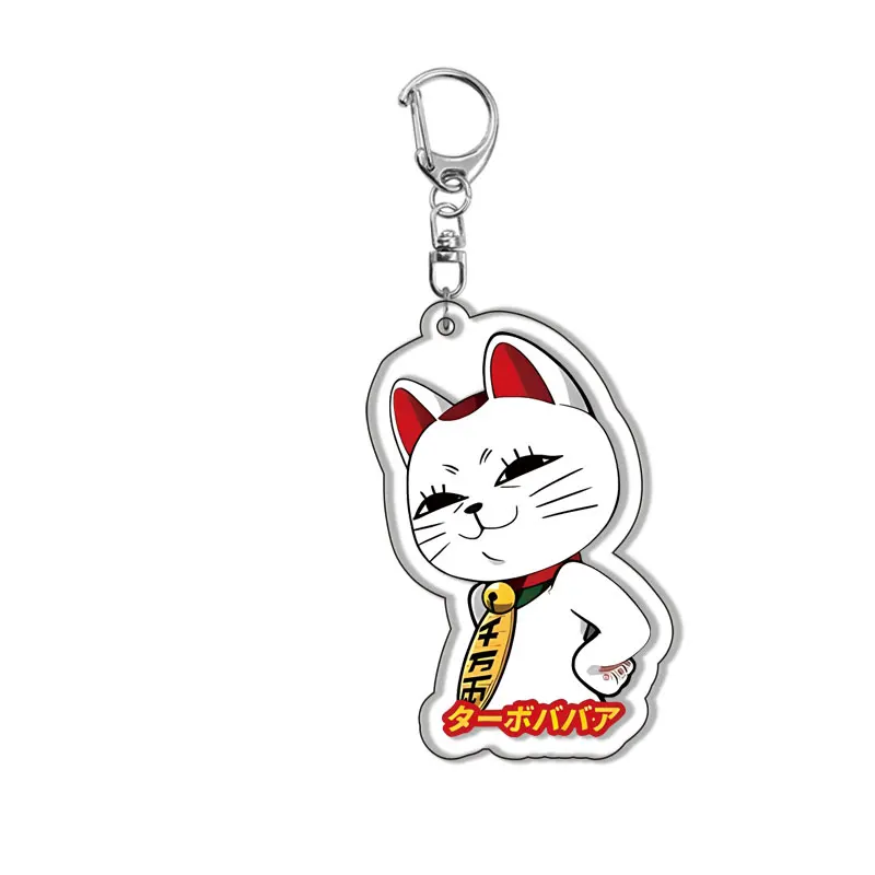 Dandadan Anime Keychain For Maneki Neko Doll Turbo Granny Phone Bag Pendant