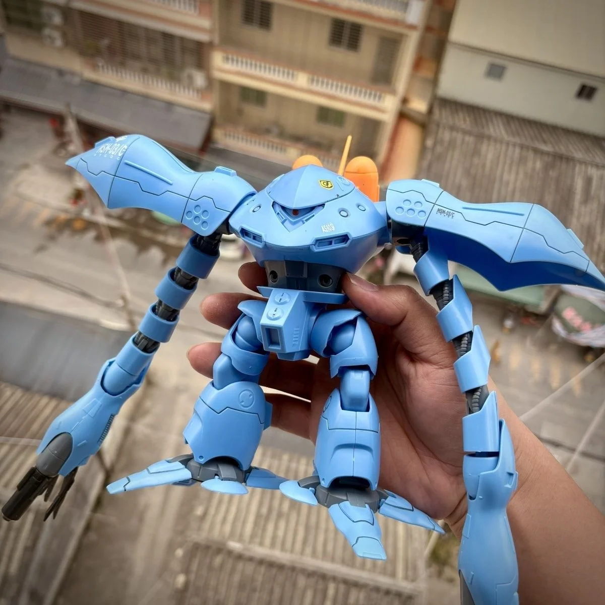 

XIELAOBAN Model 1/100 Hg Enlarged Version Msm-03c Hygogg Uc Assembly Model Kits Anime Action Figure Robot Plastic Model Gift