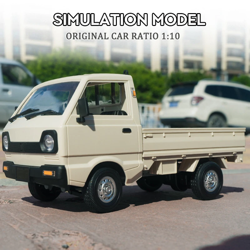 WPL D12 1:10/1:16 RC Drift Climbing Truck - LED Light Haul Cargo Remote Control Simulation Electric Toy for Children