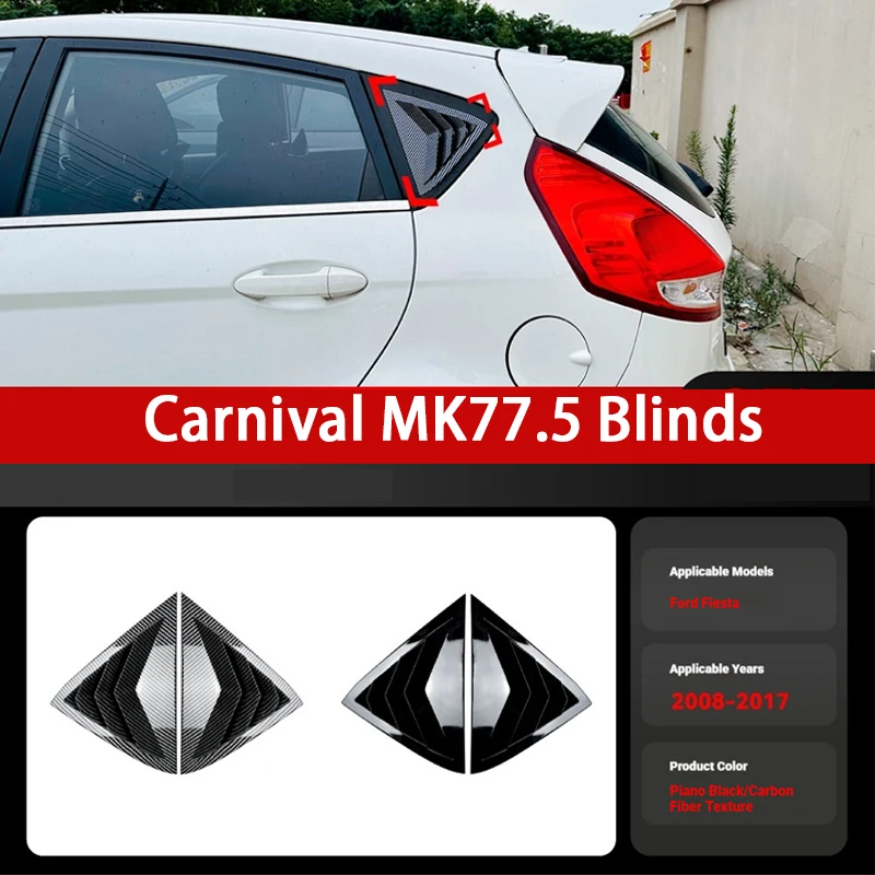 Applicable to 2008-2017 Ford Fiesta Fiesta MK7 7.5 triangular blind car sticker cross-border modification
