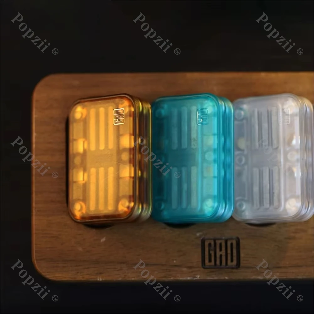 GAO Studio Fidget Spinner PEI Magnetischer Würfel Unbegrenzter Push-Slider Fingerspitzen-Tricks EDC Flips Stress Relief Gadgets Angstspielzeug