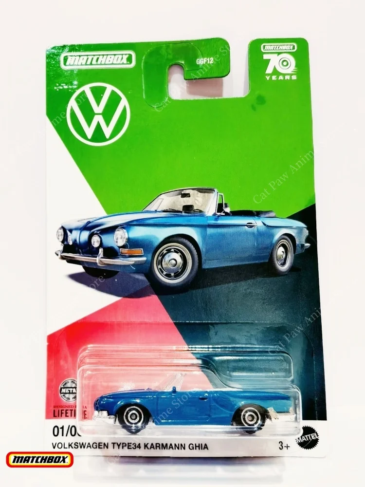 Matchbox Volkswagen 70th Anniversary Edition Toy Set - Camargue Beetle Golf And 181 Models Diecast Cars Collection  GGF12 view 4