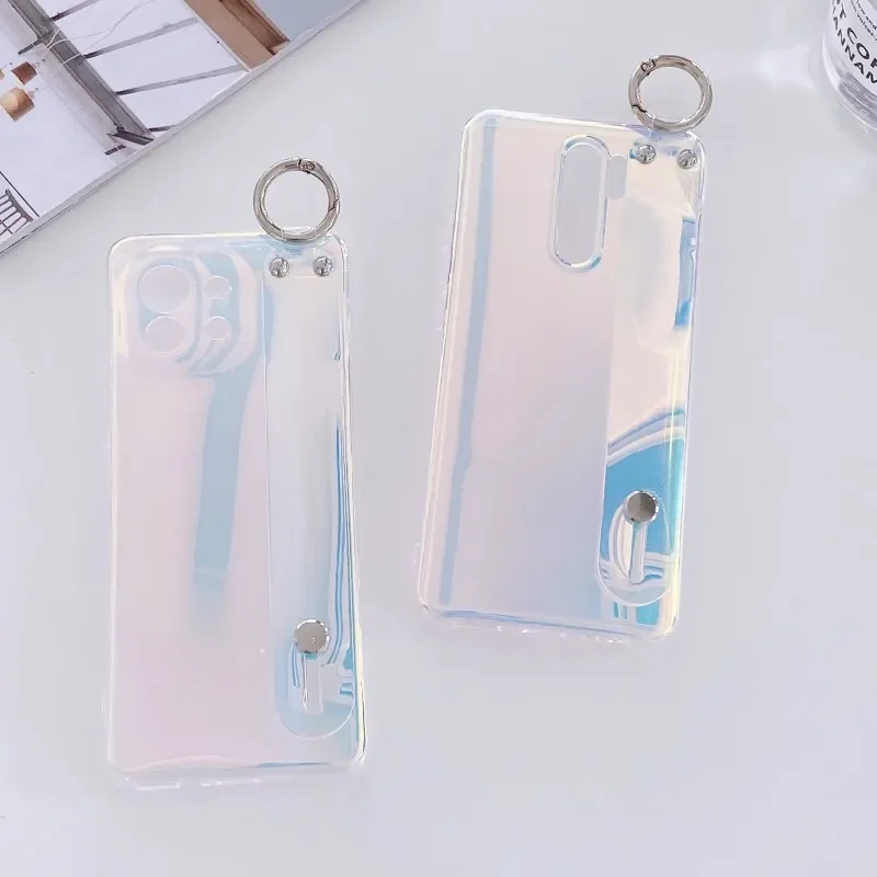 Dream Color Case For Xiaomi Redmi Note 12 11 10 Pro 10s 12c Mi 12T 10T Pro 13 14 POCO X3 NFC F5 X5 Soft TPU Wrist Strap Cover