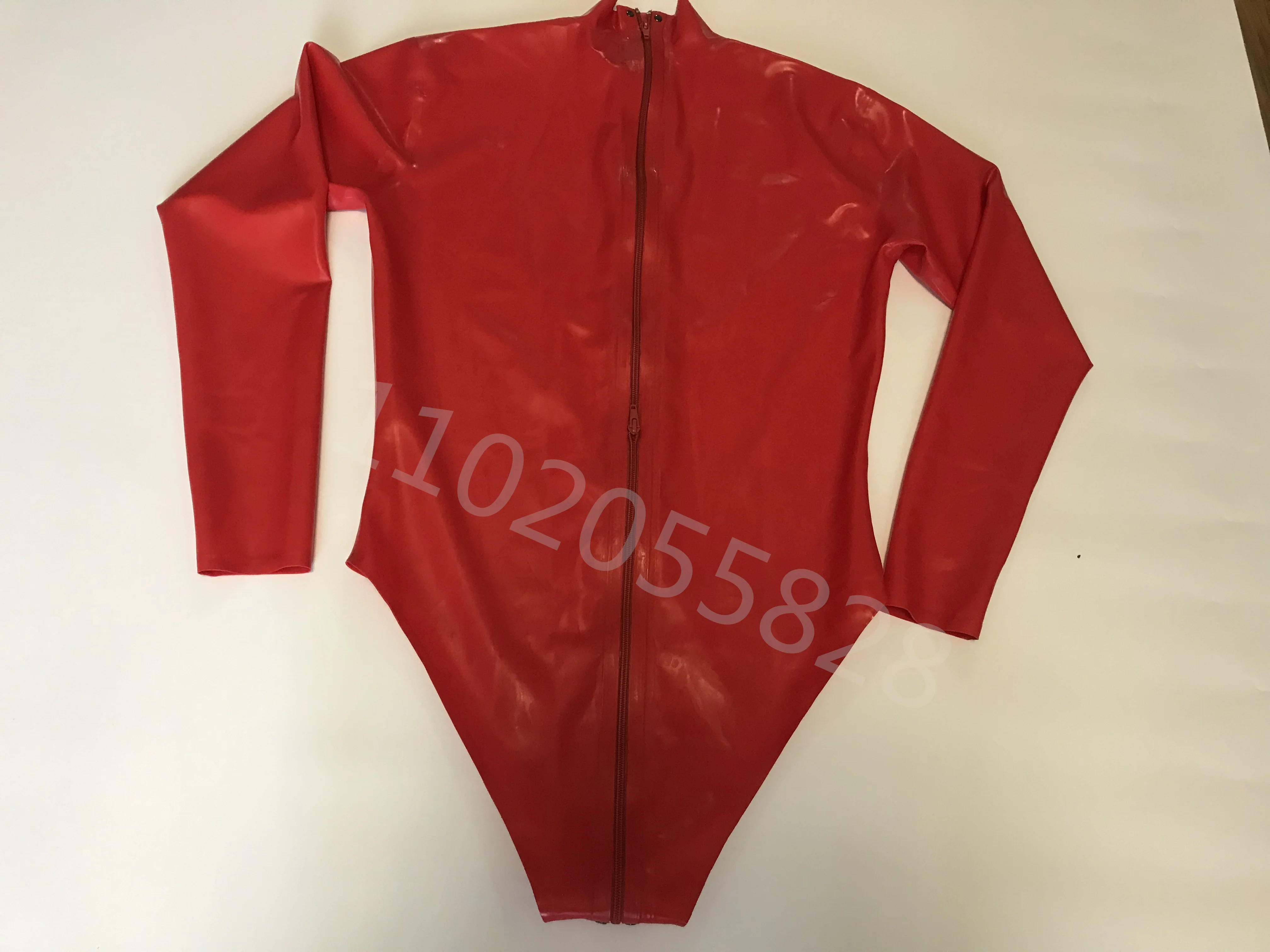 

Latex Woman Zentai Bodysuit Fetish Long Sleeve Swimsuit Skin Tight Lady Athletic Wear Cosplay Party Costume Back To Crotch Zip